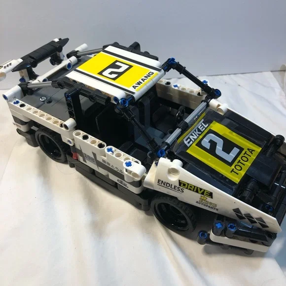 Building Block Racing Cars generic as is no instructions pull back working - Picture 5 of 10